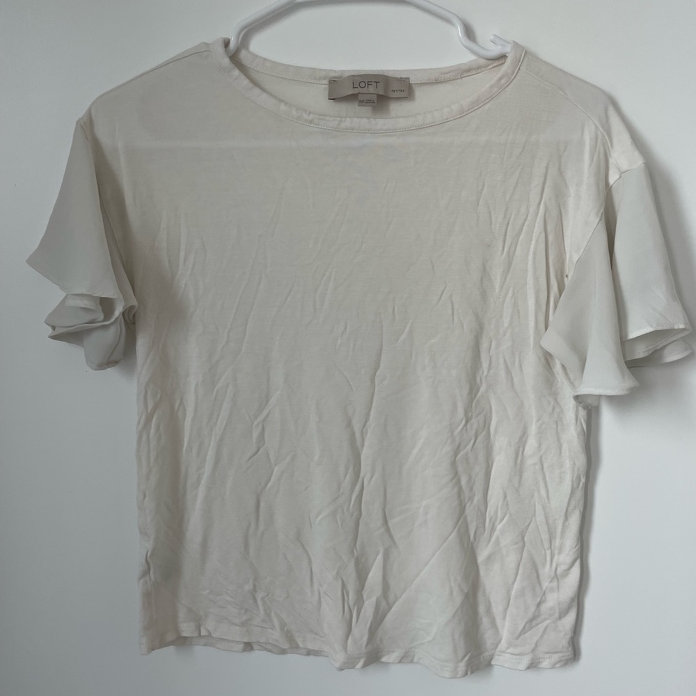 White cotton top
